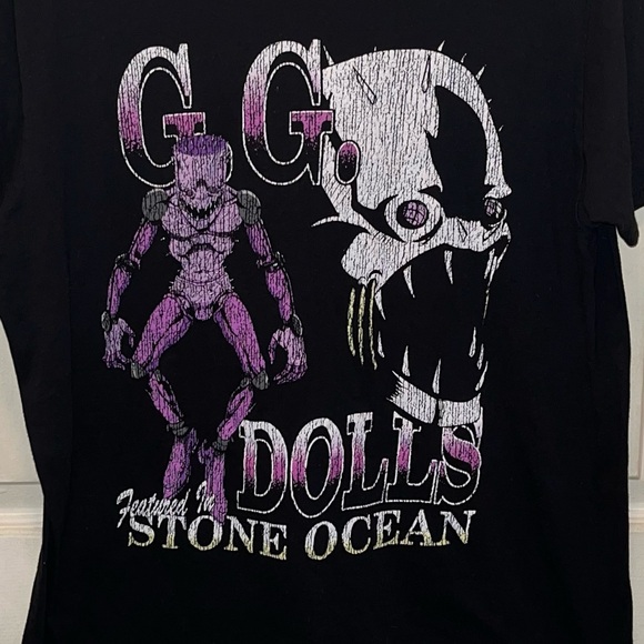 JOJO’S BIZARRE ADVENTURE Short Sleeve G.G. Dolls Stone Ocean T-shirt. Sz XL. - Picture 2 of 4